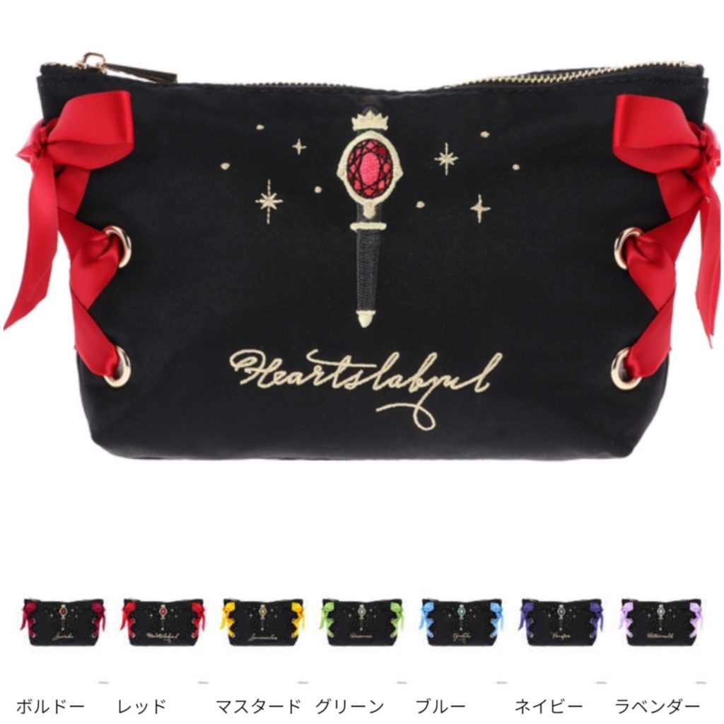 サイドリボンポーチ