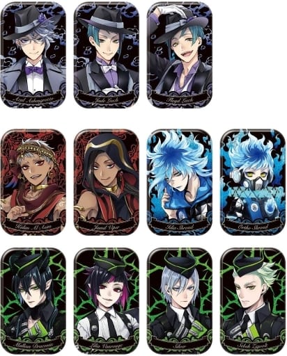 ラメキラスクエアカンバッジB