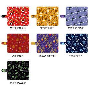 パターン柄スマホケース