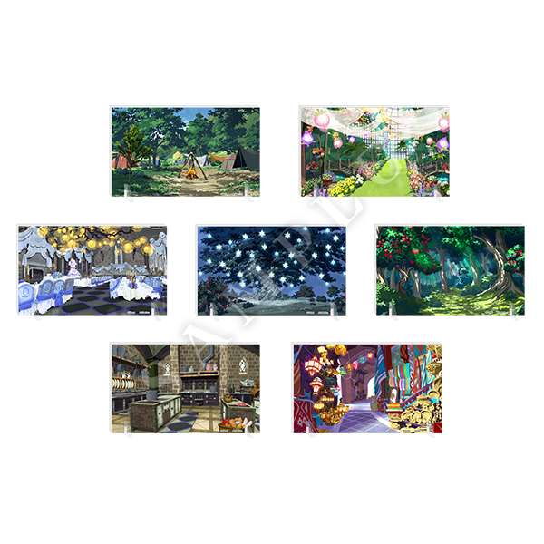 背景アクリルスタンド